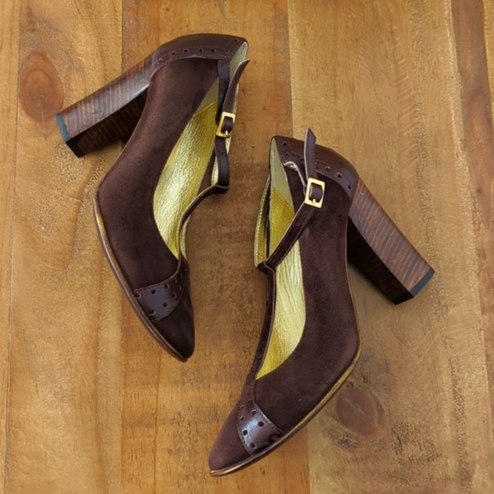 🆕🌿GIORGIO GALASSI ITALIAN SUEDE PUMPS🌿 - Picture 13 of 16
